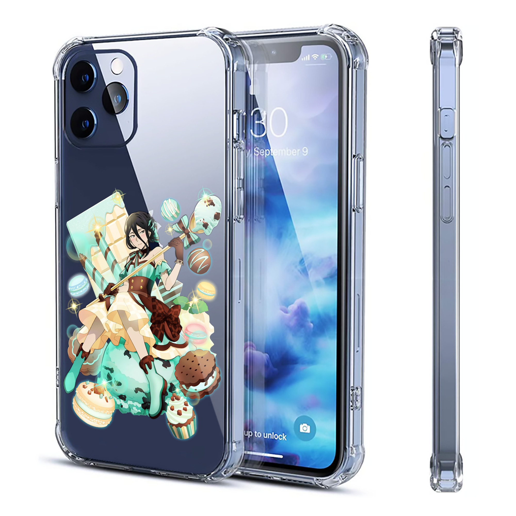 （画像用） 文豪ストレイドッグス Bungo Stray Dogs 【iPhone 12シリーズ対応】透明スマホケース（クリアソフトケース）